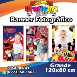 Banner Fotográfico Grande 120x80 cm