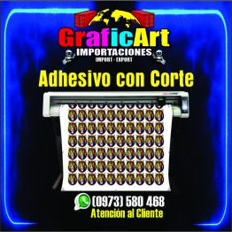 Adhesivo con Corte por Metro Cuadrado
